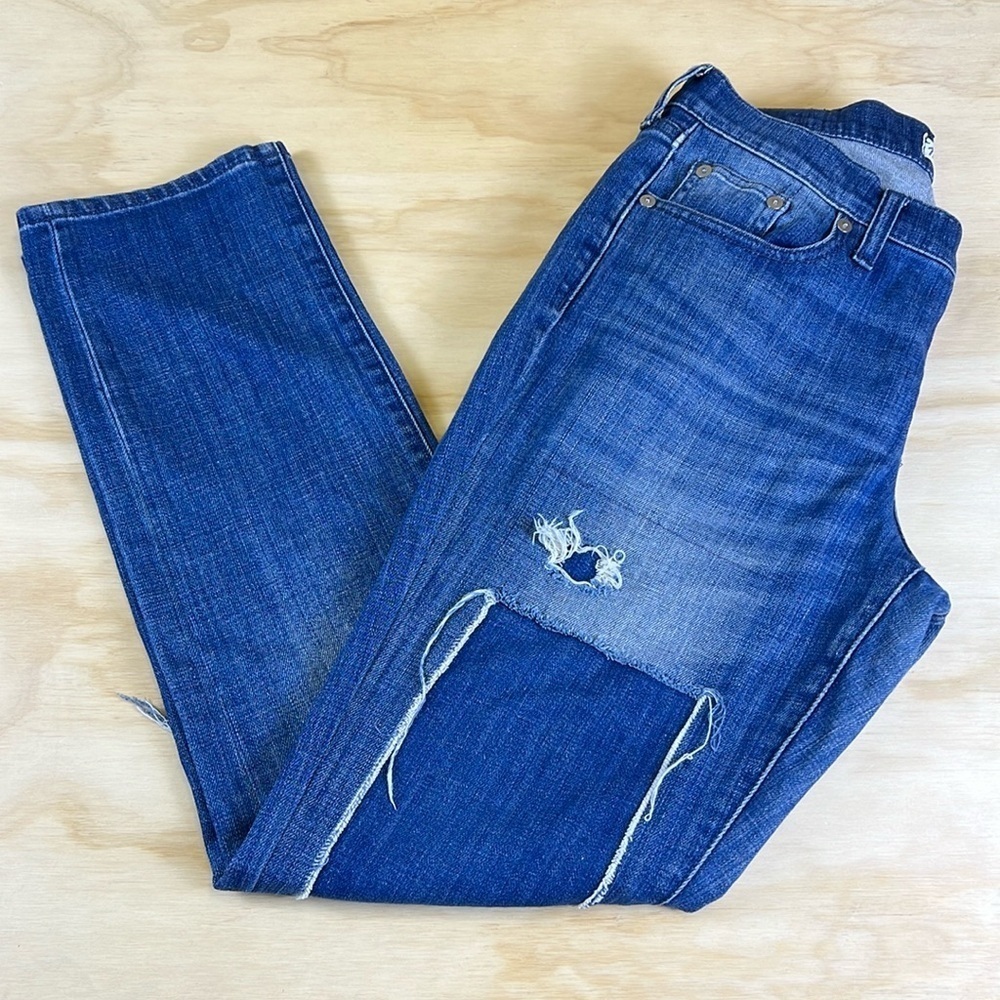 Madewell The Slim Boyjean Patched-Up Edition Size 28 - Picture 3 of 14